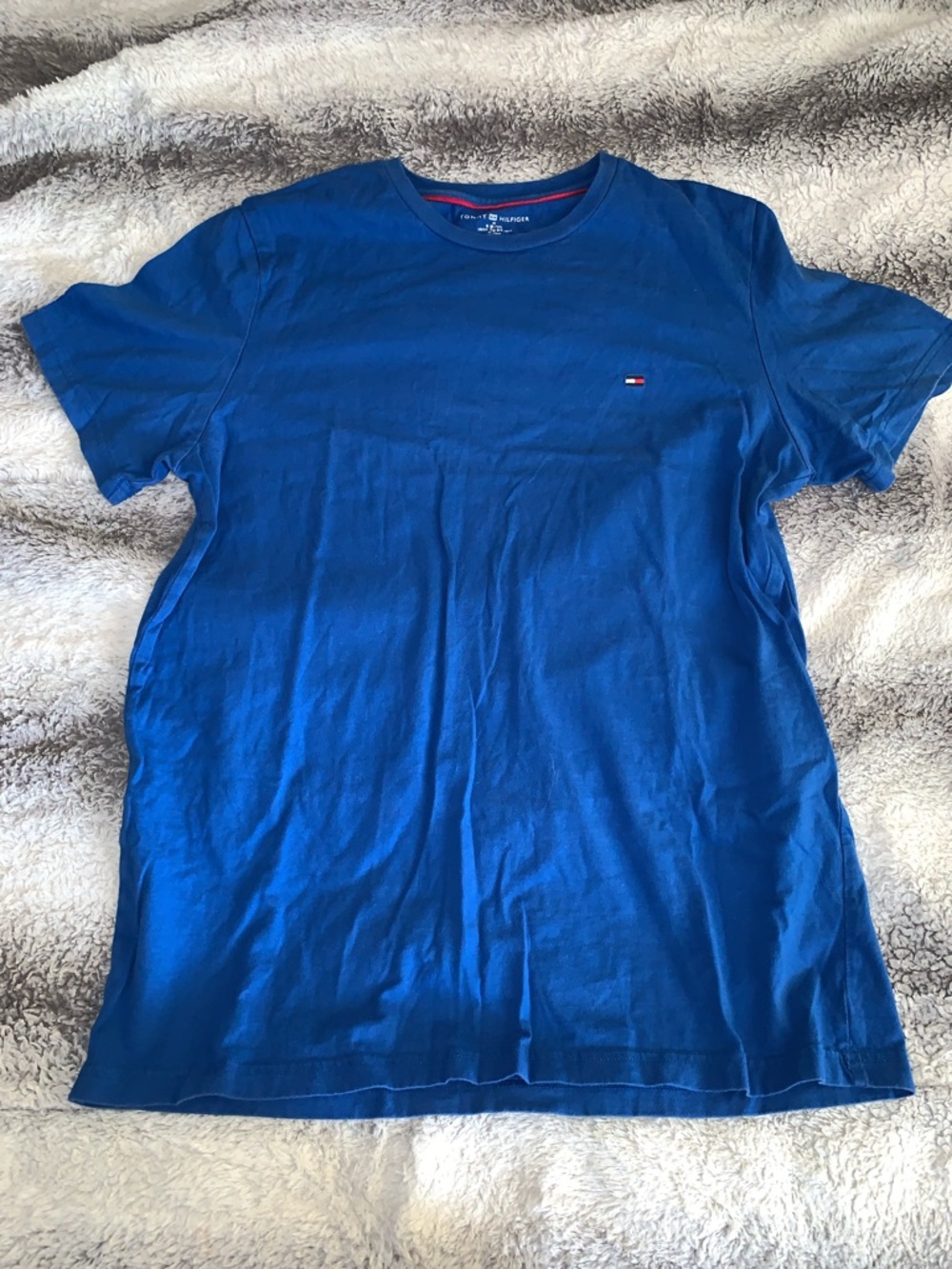 4/$30 Tommy Hilfiger Royal Blue Crew Neck Short Sleeve Tee